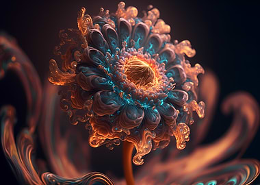 Fantastic dreamy flower
