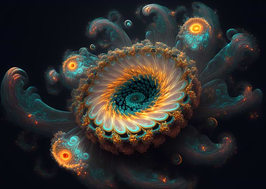 Fantastic dreamy flower