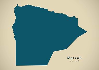 Matruh governorate map