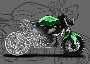 KAWASAKI NINJA CAFE RACER