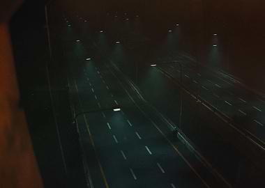 Highway Empty Scene 3 3D