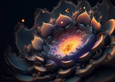 Fantastic dreamy flower