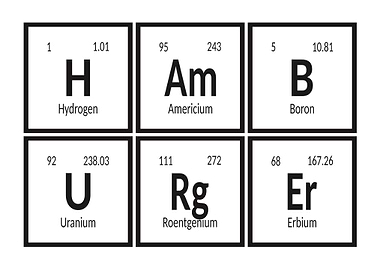 Hamburger Table of Element