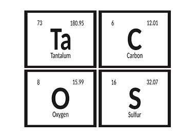 Tacos Table of Elements