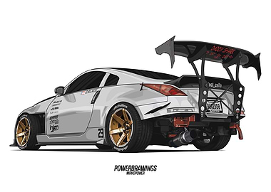 Nissan 350Z with Big Wing
