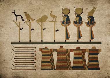 Tomb of Ramses IV painting