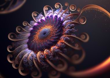 Magical cosmic lotus