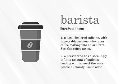 Funny Barista Definition