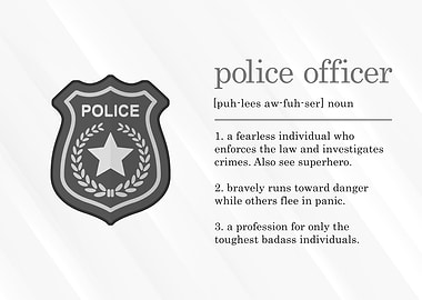 Funny Police Definition