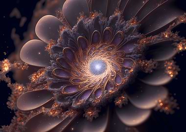 Magical cosmic lotus