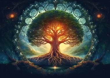 Tree of life Yggdrasil