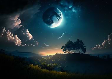 Night Sky With Stars