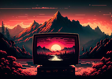 Vaporwave Retrovision