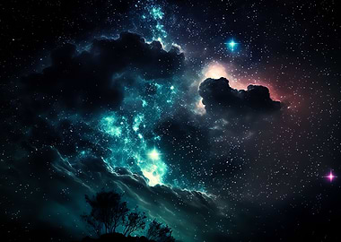 Night Sky With Stars
