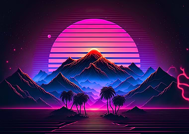 Synthwave Landscapes
