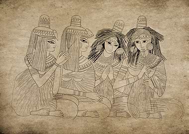 Egypt tombs Paintings