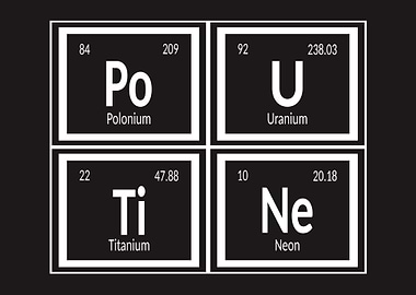Poutine Periodic Table