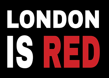 Funny London Is Red