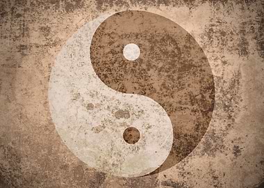 Vintage Yin and yang