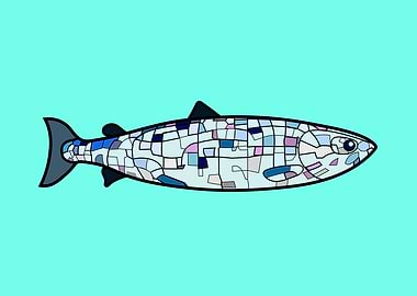 Big Fish On Turquoise