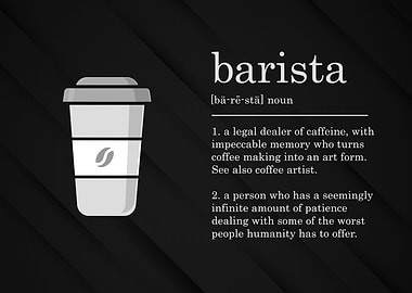 Funny Barista Definition