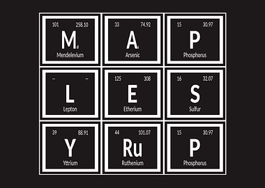 Maple Syrup of Elements