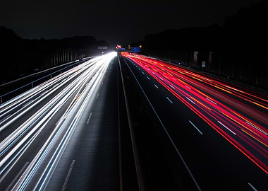 white and red street