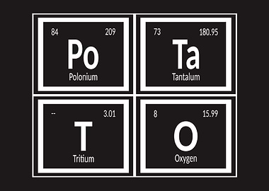 Potato Periodic Table