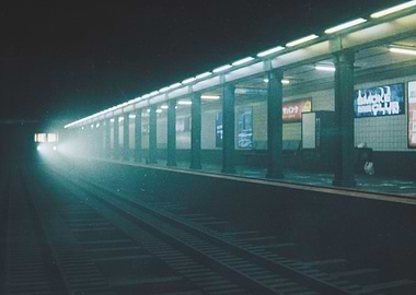 Subway Waiting Scene 3 3D