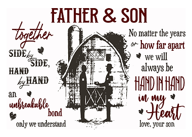 Father And Son Fishing