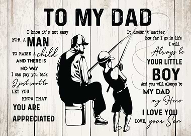 Father And Son Fishing