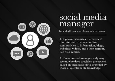 Funny Social Media Manager