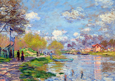 Spring by the Seine