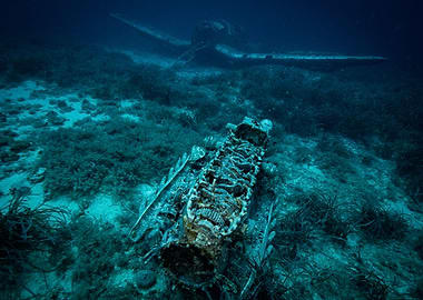 Underwater Plane Wreck
