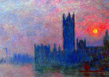 Parliament Setting Sun