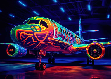 plane neon