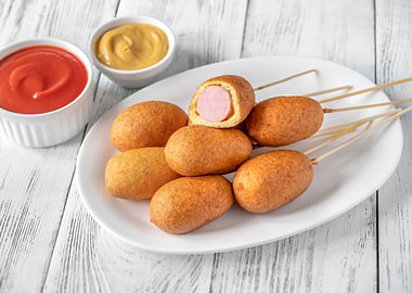 Corn dogs