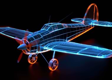 plane neon