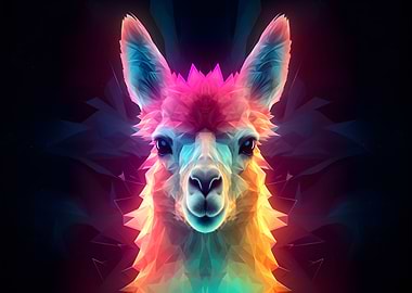 Galaxy Colorful UV Llama