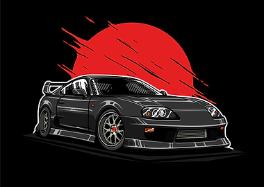 Toyota Supra MK IV Moon