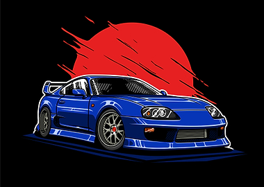 Toyota Supra MK IV Moon
