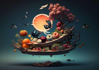 Food 3D Still Life 3