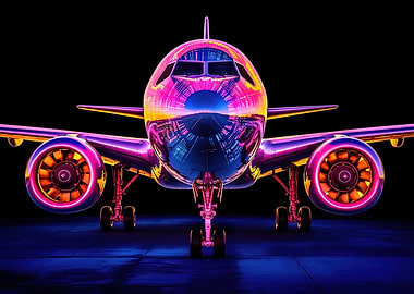 plane neon