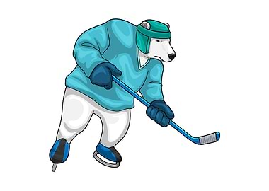 Polar bear Ice hockey