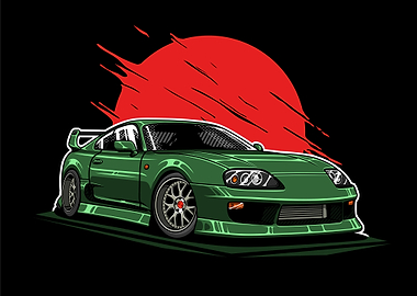 Toyota Supra MK IV Moon