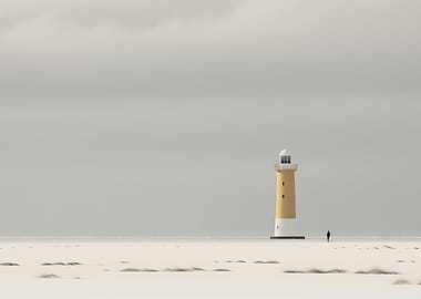 Beach And Lighthouse