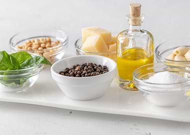 Ingredients for pesto