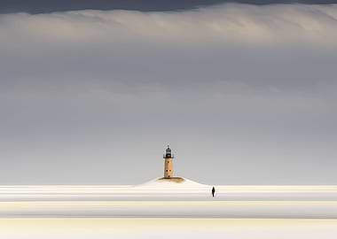 Beach And Lighthouse