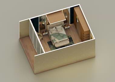 Contemporary style Bedroom