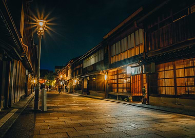 Kanazawa at night